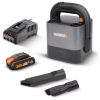 Worx Wx030.9C 20Volt 2.0Ah. 30W/10Kpa Liıon Tek Akülü Flexi Esnek Hortumlu Profesyonel Kompakt Şarjlı Süpürge