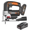 Worx Wx543.9C 20Volt 2.0Ah Liıon Profesyonel Tek Akülü Şarjlı Dekupaj Testere
